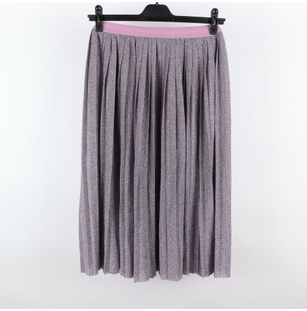 H&amp;M - Plisserad glitterkjol - stl. 36