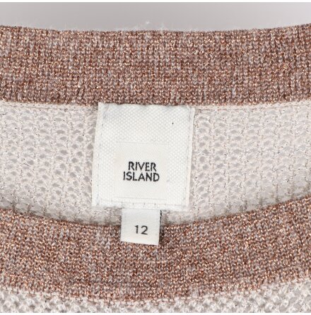 River Island - Silver tr�ja - Stl. 38