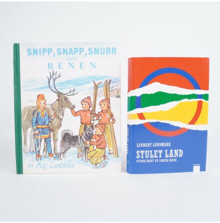 Bokpaket - Lennart Lundmark/Maj Lindman - Stulet land/Snipp, Snapp, Snurr och Renen