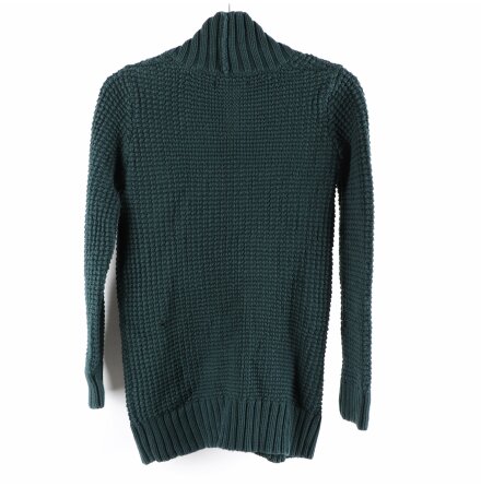 [aemkei] - Mossgr�n stickad kofta - stl. S