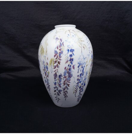 Vacker vas med Wisteria motiv 