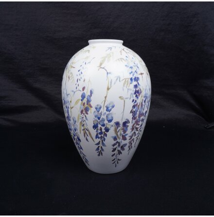 Vacker vas med Wisteria motiv 