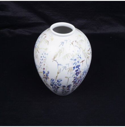 Vacker vas med Wisteria motiv 