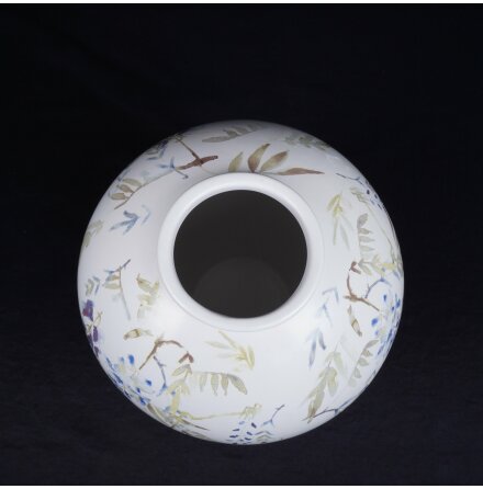 Vacker vas med Wisteria motiv 