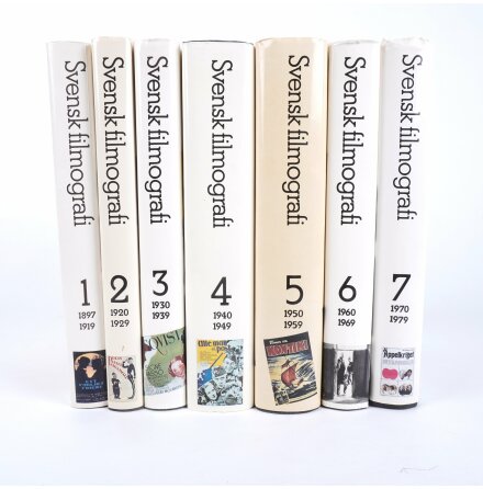 Bokpaket - 7st - Svensk Filmografi Del 1-7 - Samh�lle &amp; Historia 