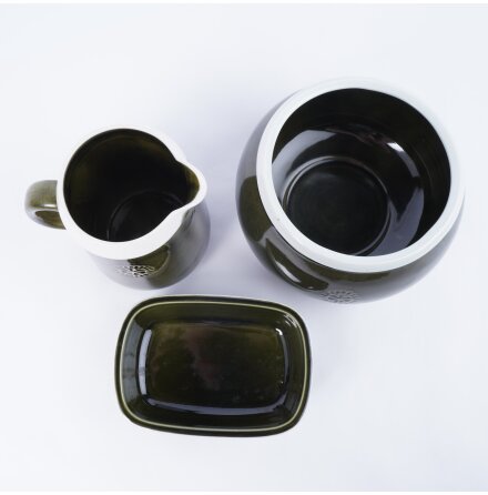 Gustavsberg - Karin Bj�rquist - Vardag - Kanna, Sk�l och fat