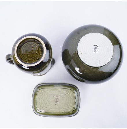 Gustavsberg - Karin Bj�rquist - Vardag - Kanna, Sk�l och fat