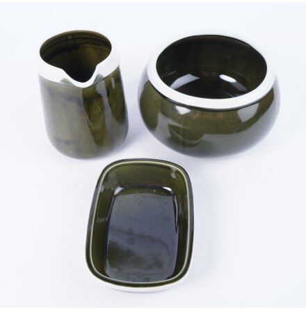 Gustavsberg - Karin Bj�rquist - Vardag - Kanna, Sk�l och fat