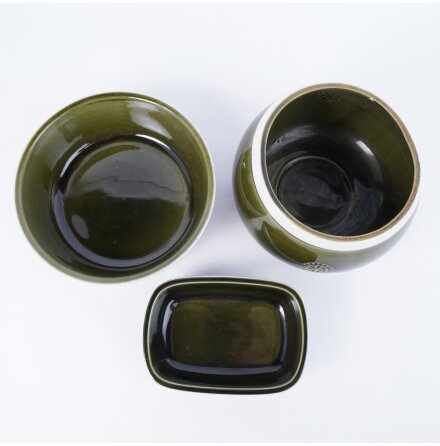 Gustavsberg - Karin Bj�rquist - Vardag - 2 sk�lar och ett fat