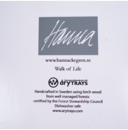Hanna Ekegren - Walk of Life - Serveringsbricka