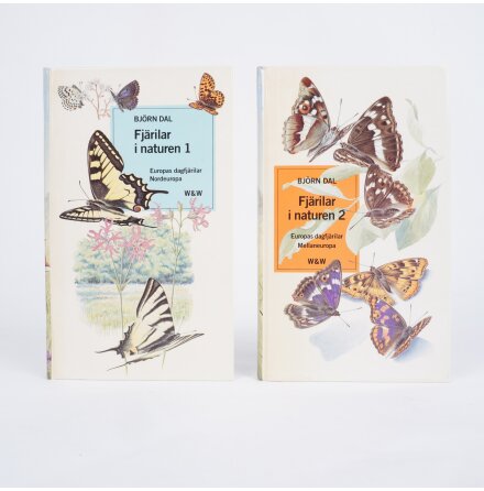 Bokpaket - Fjrilar i naturen - Bjrn Dal - Del 1 &amp; 2 