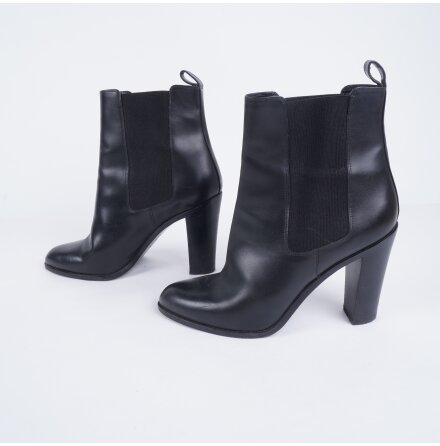 Sergio Rossi - Svarta h�ga boots - stl. 40