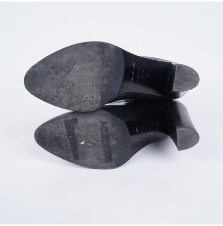 Sergio Rossi - Svarta h�ga boots - stl. 40