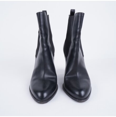 Sergio Rossi - Svarta h�ga boots - stl. 40