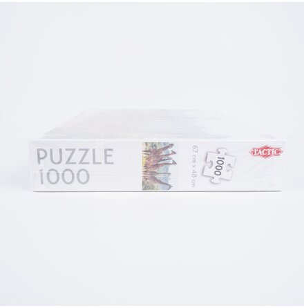 Tactic - Pussel - 670x480mm - Giraffer - 1000 bitar