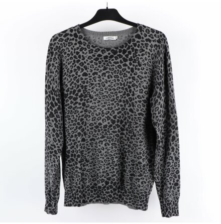 J.Lindeberg - Abram animal print - Finstickad leopardmnstrad trja - stl.M