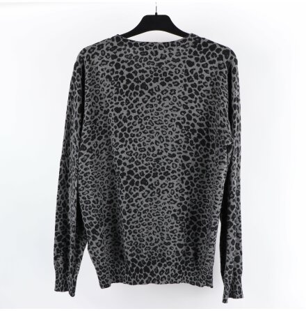 J.Lindeberg - Abram animal print - Finstickad leopardmnstrad trja - stl.M