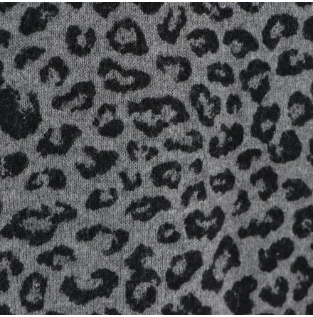 J.Lindeberg - Abram animal print - Finstickad leopardmnstrad trja - stl.M