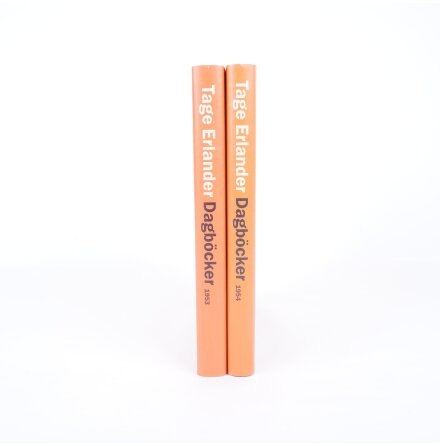 2x Tage Erlander - Dagb�cker 1953 &amp; 1954 - Utgivna av Sven Erlander - Biografier &amp; Memoarer