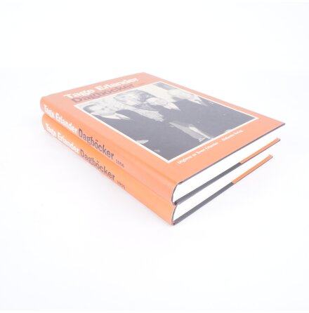 2x Tage Erlander - Dagb�cker 1955 &amp; 1956 - Utgivna av Sven Erlander - Biografier &amp; Memoarer