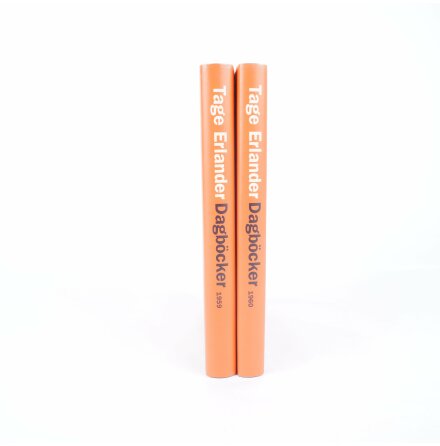 2x Tage Erlander - Dagbcker 1959 &amp; 1960 - Utgivna av Sven Erlander - Biografier &amp; Memoarer