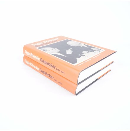 2x Tage Erlander - Dagbcker 1961-1962 &amp; 1963-1964 - Utgivna av Sven Erlander - Biografier &amp; Memoarer