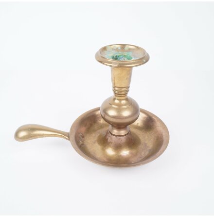 �ldre ljusstake i m�ssing - Vintage