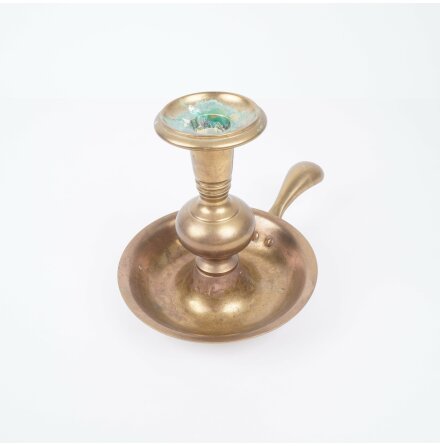 �ldre ljusstake i m�ssing - Vintage