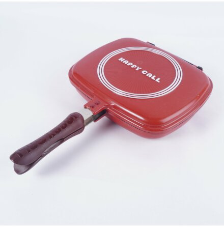 Happy Call - Dubbelsidig Non-stick stek/frityrpanna