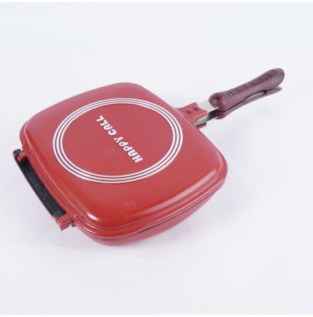 Happy Call - Dubbelsidig Non-stick stek/frityrpanna