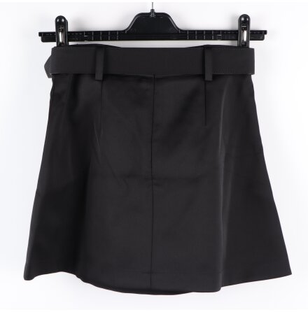 Cras - Svart kort kjol med b�lte - stl. 34