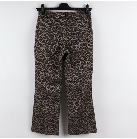 Fiveunits - Clara Crop - Leopardm�nstrad byxa - stl. 27