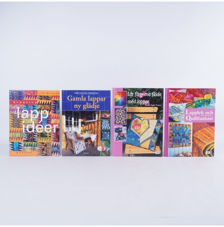 Bokpaket -  Lappt�cke - 4st b�cker