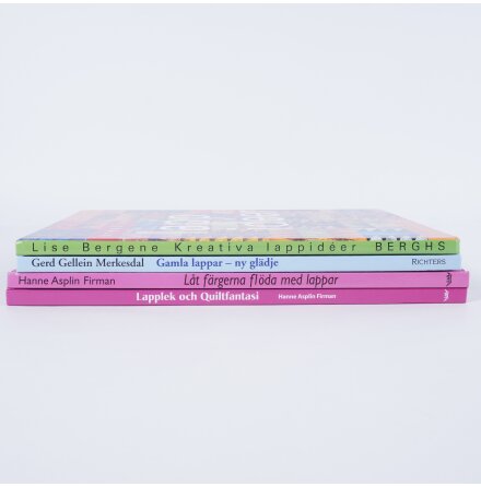 Bokpaket -  Lappt�cke - 4st b�cker