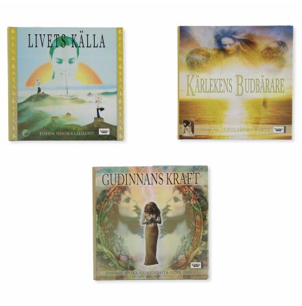 Bokpaket - Livets klla, Gudinnans kraft &amp; Krlekens Budbrare - Hobby &amp; Fritid