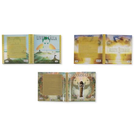 Bokpaket - Livets k�lla, Gudinnans kraft &amp; K�rlekens Budb�rare - Hobby &amp; Fritid