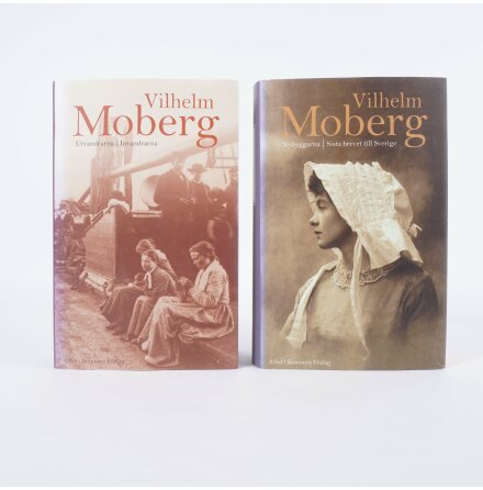 Vilhelm Moberg - Utvandrarna/ Invandrarna, Nybyggarna/ Sista brevet till Sverige - 2st bcker