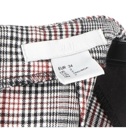 H&amp;M - Rutig kort klnning - stl.34