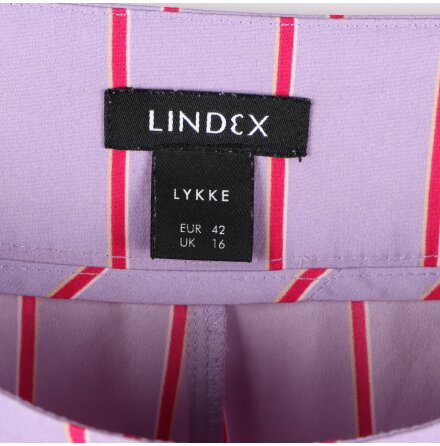 Lindex - Lykke - Ljuslila randiga byxor - stl.42
