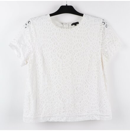 Stockh lm - &quot;Anne lace top&quot; - Vit spetstopp - stl.M