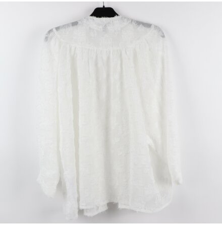 Boohoo - Vit tunn kofta - stl.40
