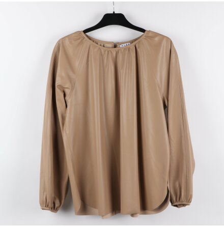 Wera - Sandy Blouse - Ljusbrun blus - stl.40