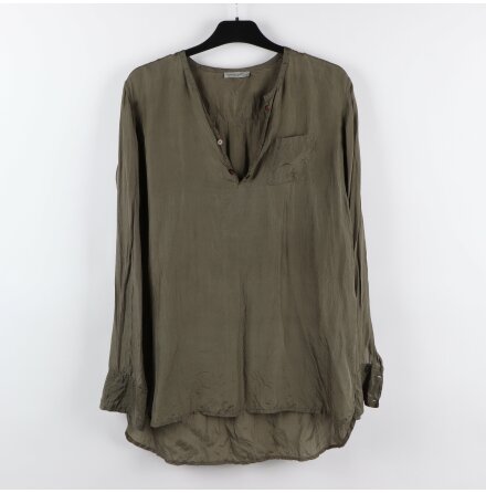 Honkydory - Militrgrn silkesblus - stl.L