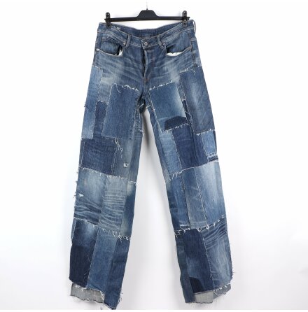 REMAKE STHLM - PATCHAD DENIM BYXA