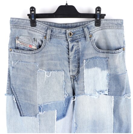 REMAKE STHLM - PATCHAD DENIM BYXA