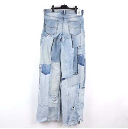 REMAKE STHLM - PATCHAD DENIM BYXA