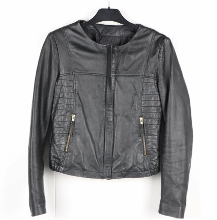 Mango MNG - Skinnjacka - Geniune Leather - Stl. S
