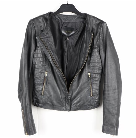 Mango MNG - Skinnjacka - Geniune Leather - Stl. S