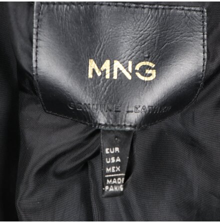 Mango MNG - Skinnjacka - Geniune Leather - Stl. S