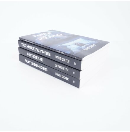 Bokpaket - David Sikter - Berttelsen om mnniskan trilogin - 4st Bcker - Science Fiction &amp; Fantasy
